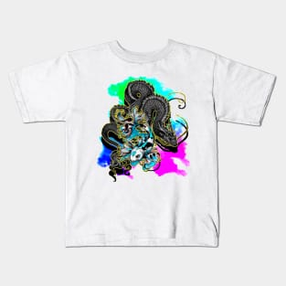 El pez y el dragon Kids T-Shirt